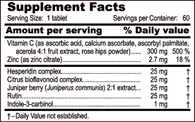 Комплекс природных витаминов Essential C_curity. Состав